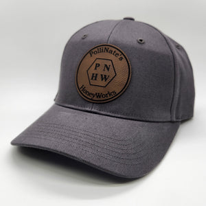 Premium Leatherette Patch Hats, Custom Engraved, R75