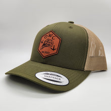 Load image into Gallery viewer, Ohio Wing Chaser Genuine Top Grain Leather Patch Hat