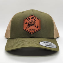 Load image into Gallery viewer, Ohio Wing Chaser Genuine Top Grain Leather Patch Hat