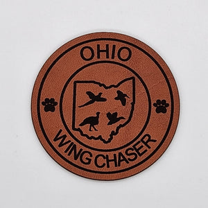 Ohio Wing Chaser Genuine Top Grain Leather Patch Hat