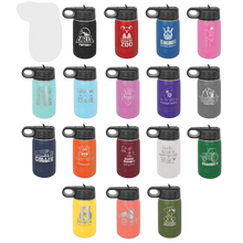 Load image into Gallery viewer, 12oz. Water Bottle Engraved