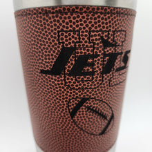 Load image into Gallery viewer, 20oz.  Football Leatherette Tumbler Engraved