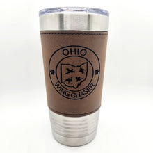 Load image into Gallery viewer, 20oz. Leatherette Tumbler Engraved
