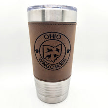 Load image into Gallery viewer, 20oz. Leatherette Tumbler Engraved