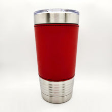 Load image into Gallery viewer, 20oz. Leatherette Tumbler Engraved