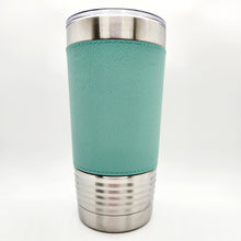 Load image into Gallery viewer, 20oz. Leatherette Tumbler Engraved