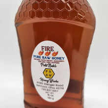 Load image into Gallery viewer, 16 oz. Fire Pepper Infused Pure Raw Honey; Ohio Valley Local