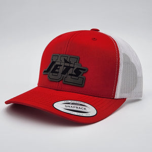 5 Count Premium Leatherette Patch Hats, Custom Engraved, R112 or YP