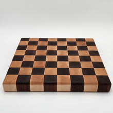 Load image into Gallery viewer, 14"x14"x1.75" End Grain Maple & Walnut