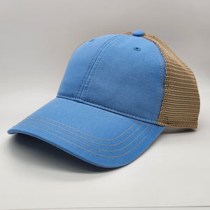 Premium Leatherette Patch Hats, Custom Engraved, R111 Garment-Washed Hat