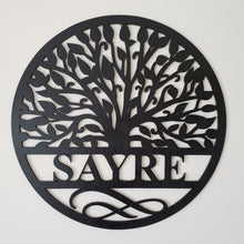 Load image into Gallery viewer, Large Personalized Round Wood Signs (Many Designs!)