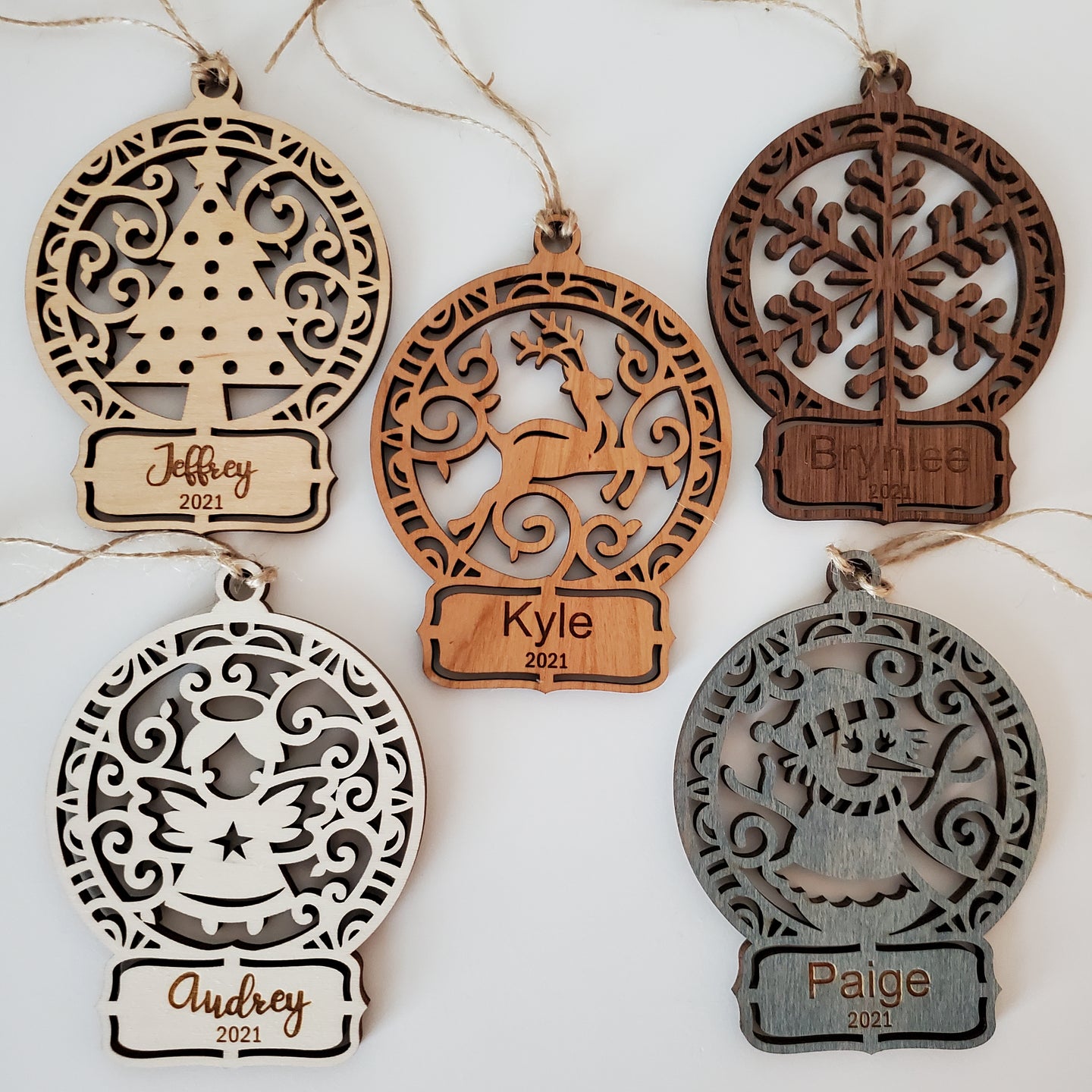 Personalized Christmas Ornament (15 designs!)