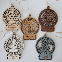 Load image into Gallery viewer, Personalized Christmas Ornament (15 designs!)