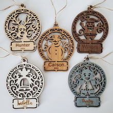 Load image into Gallery viewer, Personalized Christmas Ornament (15 designs!)