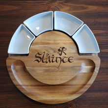 Load image into Gallery viewer, 13" Round Personalized Acacia Charcuterie Board