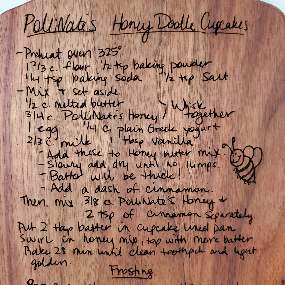 Custom Cutting Board engraved with Kid's Drawing/Note! – Philly DIY