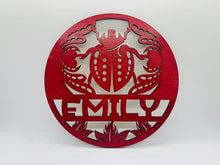 Load image into Gallery viewer, Large Personalized Round Wood Signs (Many Designs!)