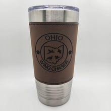 Load image into Gallery viewer, Ohio Wing Chaser 20 oz. Leather Tumbler
