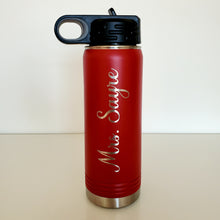 Load image into Gallery viewer, 20oz. Water Bottle Engraved
