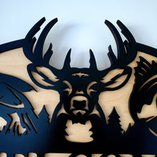 Load image into Gallery viewer, Personalized Outdoor Life Deer Sign