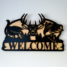 Load image into Gallery viewer, Personalized Outdoor Life Deer Sign