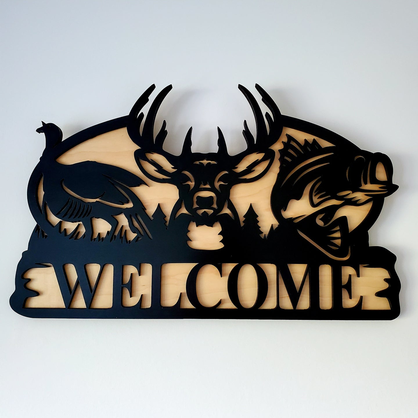 Personalized Outdoor Life Deer Sign