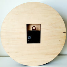 Load image into Gallery viewer, I am always with you cardinal clock wooden engraved (9" or 12")