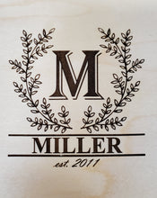 Load image into Gallery viewer, 9x6 Personalized Maple Cutting Board