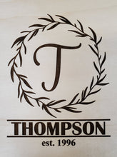 Load image into Gallery viewer, 9"x11.5" Personalized Walnut Cutting Board