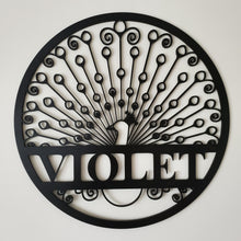 Load image into Gallery viewer, Large Personalized Round Wood Signs (Many Designs!)