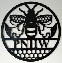 Load image into Gallery viewer, Large Personalized Round Wood Signs (Many Designs!)