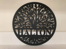 Load image into Gallery viewer, Large Personalized Round Wood Signs (Many Designs!)