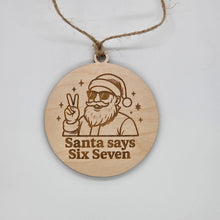 Load image into Gallery viewer, 6 7 Ornaments Santa or Personalized
