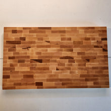 Load image into Gallery viewer, 22&quot;x13&quot;x1.5&quot; End Grain Maple Cutting Board Personalized
