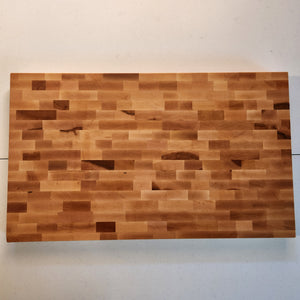 22"x13"x1.5" End Grain Maple Cutting Board Personalized