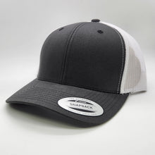 Load image into Gallery viewer, Genuine Top Grain Leather Patch Hats, Custom Engraved, R112 or YP
