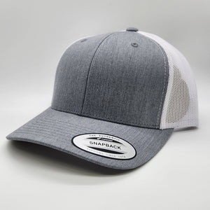 Premium Leatherette Patch Hats, Custom Engraved, R112 or YP