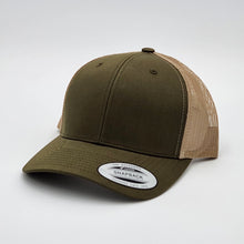 Load image into Gallery viewer, Genuine Top Grain Leather Patch Hats, Custom Engraved, R112 or YP
