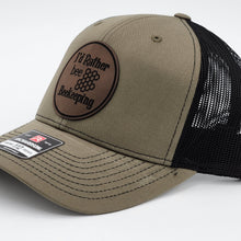 Load image into Gallery viewer, Premium Leatherette Patch Hats, Custom Engraved, R112 or YP
