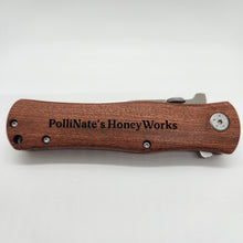 Load image into Gallery viewer, Wooden EDC Knife with Custom Text
