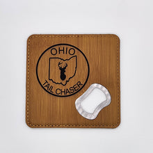 Load image into Gallery viewer, Ohio Tail Chaser Coaster w/ Bottle Opener
