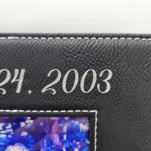 8x10 Leatherette Picture Frame Engraved