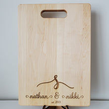 Load image into Gallery viewer, 10x14 Personalized Maple Cutting Board
