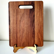 Load image into Gallery viewer, 9&quot;x11.5&quot; Engraved Handwritten Recipe/Artwork Walnut Cutting Board
