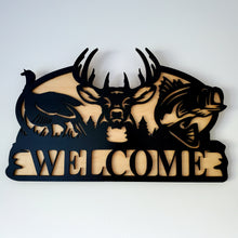 Load image into Gallery viewer, Personalized Outdoor Life Deer Sign

