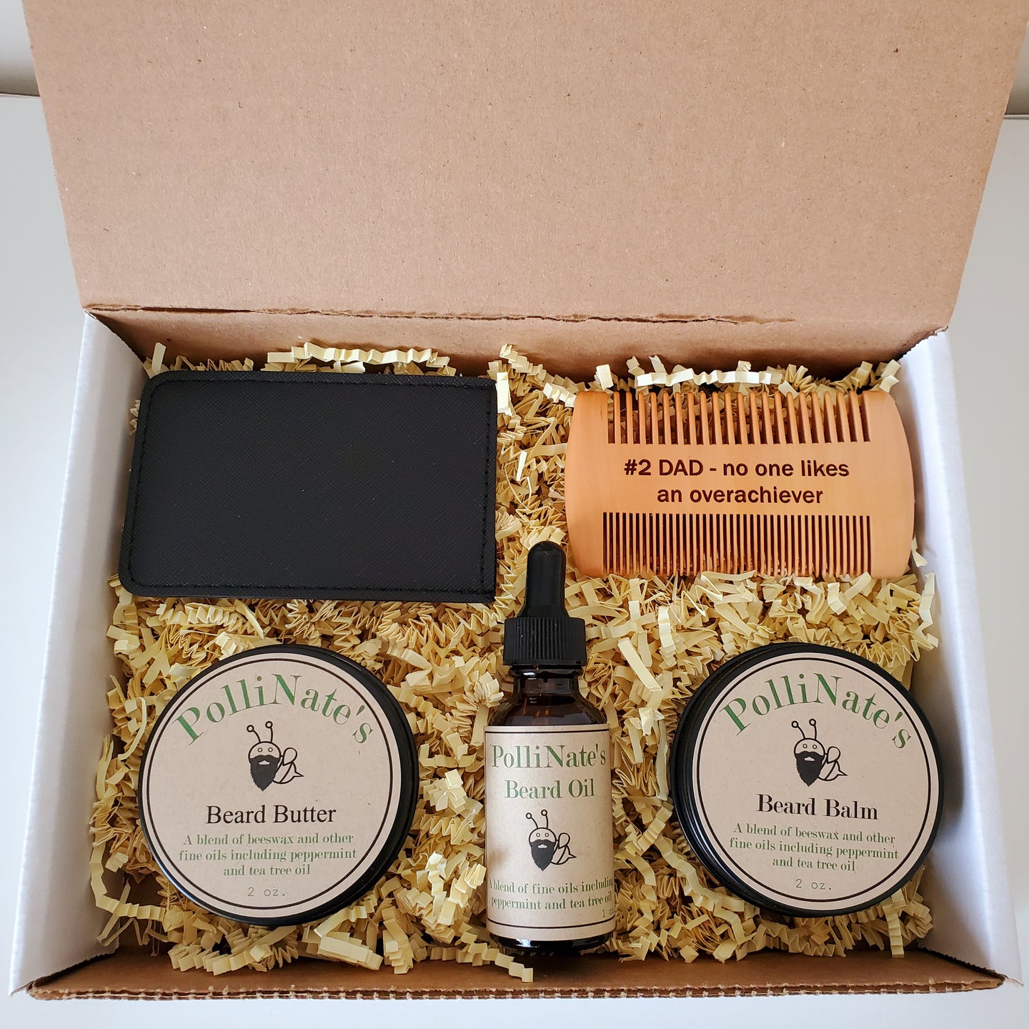 Beard Care Gift Pack With Personalized Comb