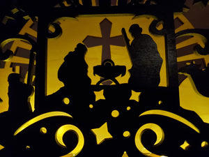 Nativity Scene Lighted Display