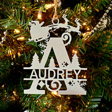 Load image into Gallery viewer, Christmas Monogram Ornament With Name
